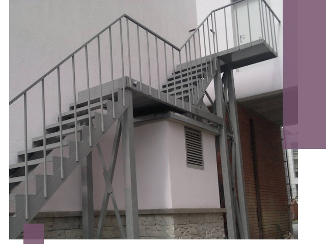 Монтаж пожарных лестниц под ключ в Кропоткине с гарантией качества