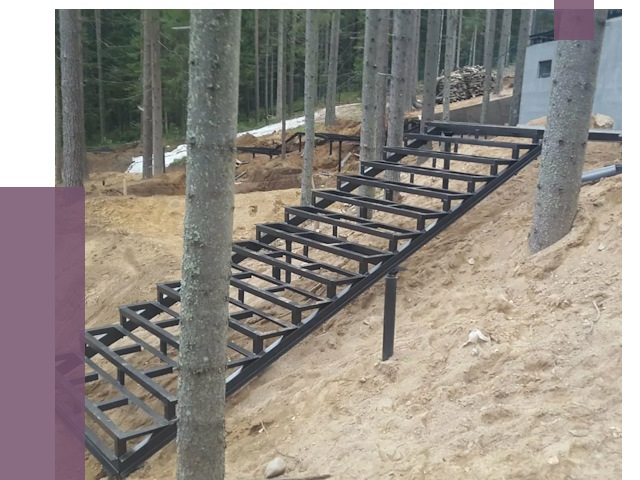 Монтаж металлических лестниц в Кропоткине от 14388 руб. 