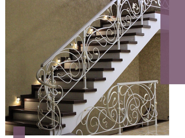 Кованые лестницы под ключ в Кропоткине — изготовление и монтаж