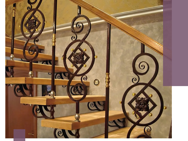 Изготовление кованых лестниц под ключ в Кропоткине