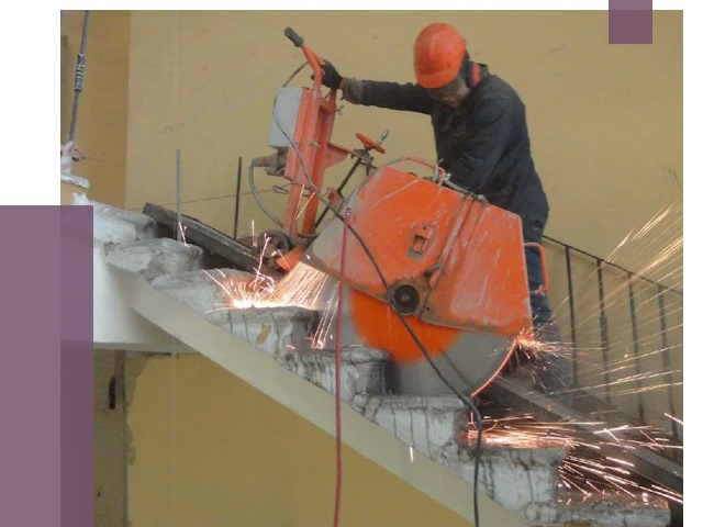 Демонтаж бетонных лестниц в Кропоткине от 4887 руб. за м2 | ПРОЛЁТ-Крп