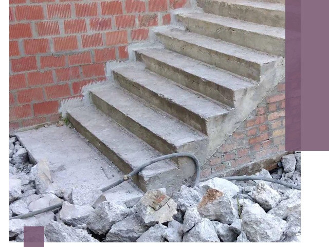 Демонтаж бетонных лестниц в Кропоткине: быстро и безопасно