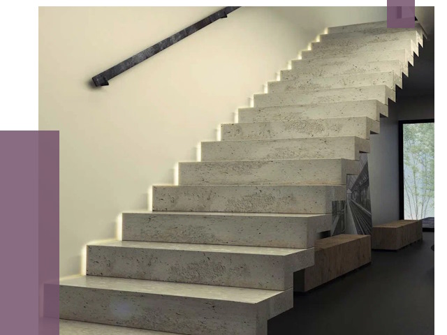 Облицовка бетонных лестниц в Кропоткине от 4887 руб/м2