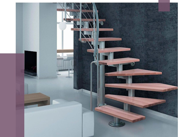 Модульные лестницы в Кропоткине от 17917 руб. — купить в ПРОЛЁТ-Крп