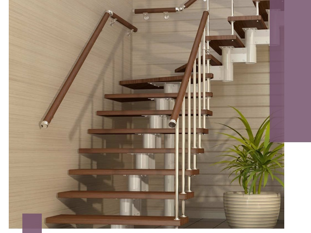 Изготовление модульных лестниц под ключ в Кропоткине