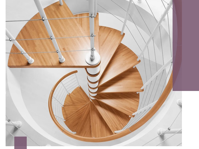 Изготовление винтовых лестниц под ключ в Кропоткине