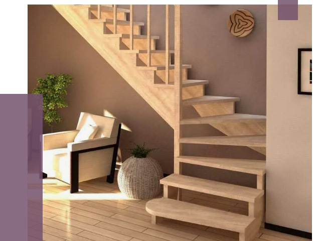 Изготовление Г-образных лестниц в Кропоткине от 20089 руб. 