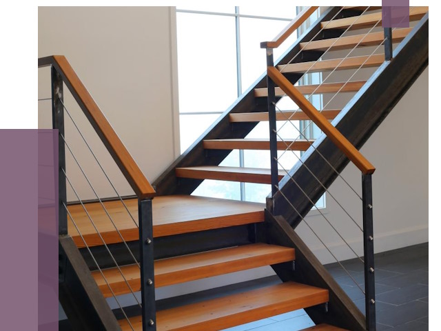 Изготовление лестниц на металлокаркасе в Кропоткине от 20089 руб. | ПРОЛЁТ-Крп