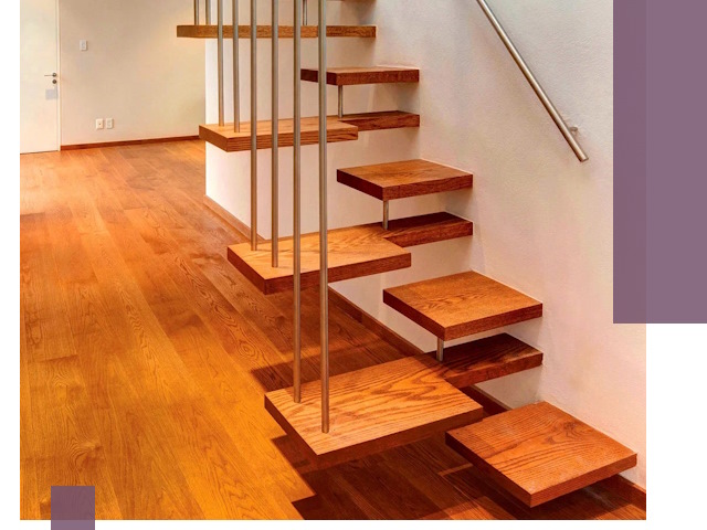 Лестницы «гусиный шаг» на заказ в Кропоткине для узких пространств