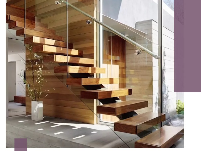 Современные лестницы на заказ в Кропоткине — изготовление и монтаж