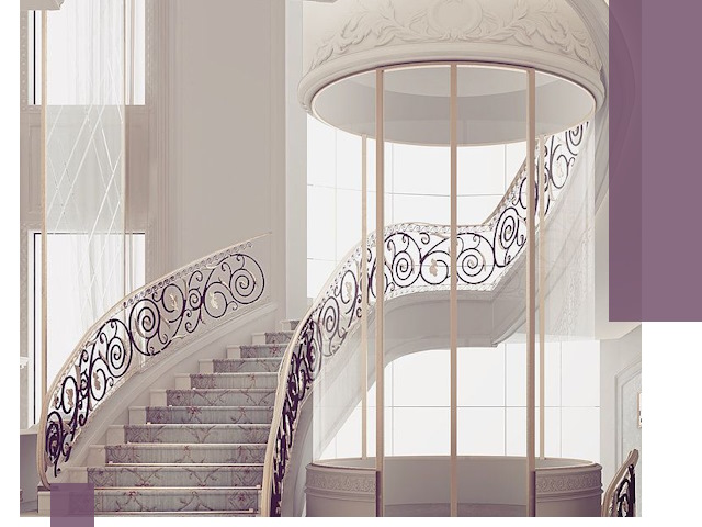 Элитные лестницы на заказ высокого класса в Кропоткине