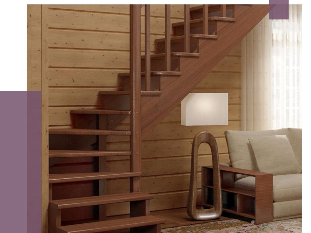 Лестницы эконом класса в Кропоткине от 19383 руб. бюджетные решения