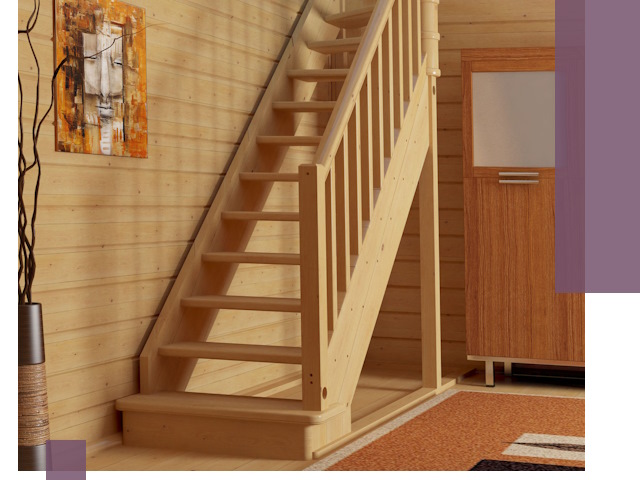 Лестницы эконом класса под ключ в Кропоткине — недорого и быстро