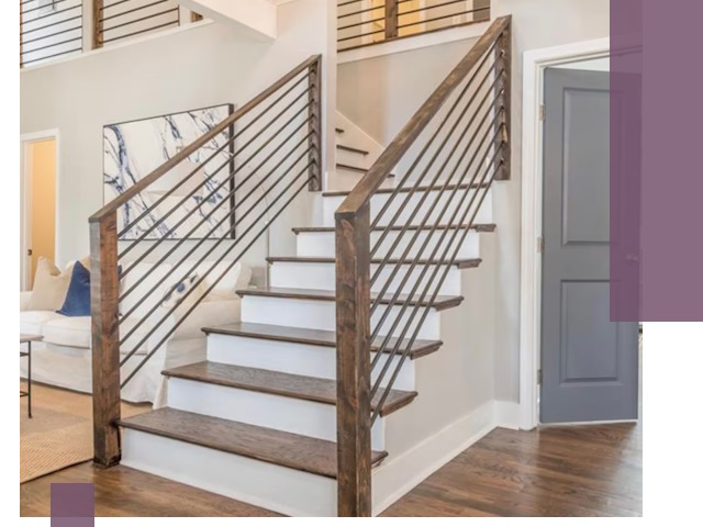 Лестницы для коттеджа под ключ в Кропоткине — изготовление и монтаж