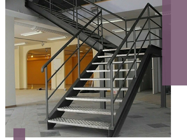 Лестницы для офиса в Кропоткине: изготовление, монтаж, демонтаж