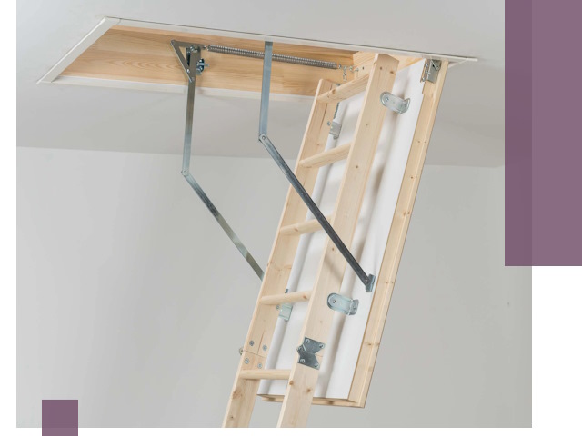 Установка чердачной лестницы под ключ в Кропоткине