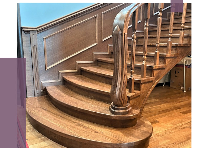 Дубовые лестницы под ключ в Кропоткине от 187318 руб. — ПРОЛЁТ-Крп