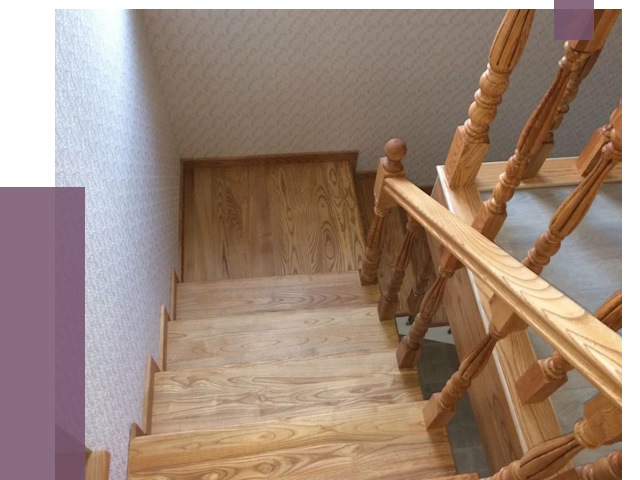 Сосновые лестницы в Кропоткине под ключ от 8579 руб.  | ПРОЛЁТ-Крп