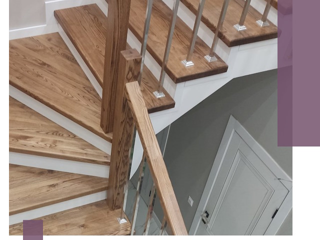 Обшивка металлических лестниц под ключ в Кропоткине