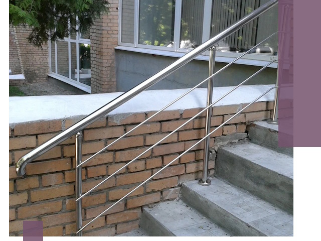 Перила из нержавеющей стали высокого качества в Кропоткине