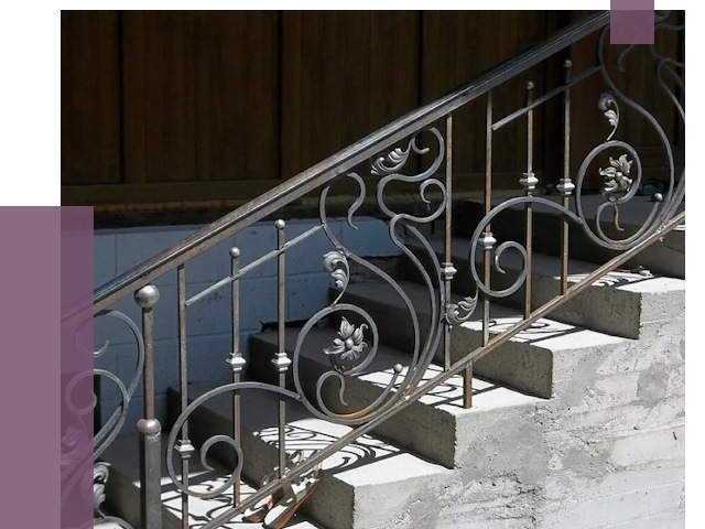 Кованые перила в Кропоткине от 9230 руб. под ключ — качество от ПРОЛЁТ-Крп