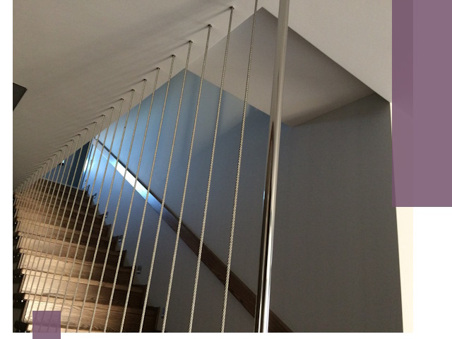 Тросовые перила под ключ в Кропоткине — производство и монтаж