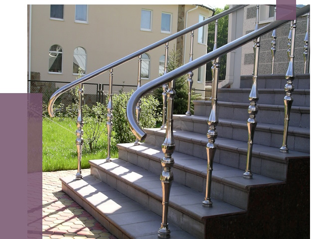 Перила для крыльца в Кропоткине от 11402 руб. — монтаж ПРОЛЁТ-Крп