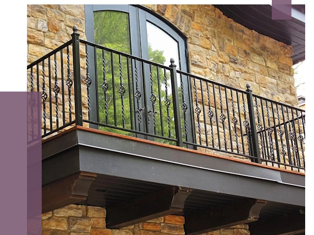 Балконные ограждения в Кропоткине от 8524 руб. — купить | ПРОЛЁТ-Крп
