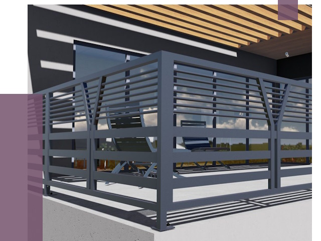 Изготовление балконных ограждений в Кропоткине от 11402 руб. | ПРОЛЁТ-Крп