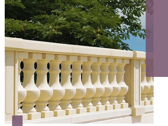 Установка балюстрады в Кропоткине: изготовление и монтаж под ключ