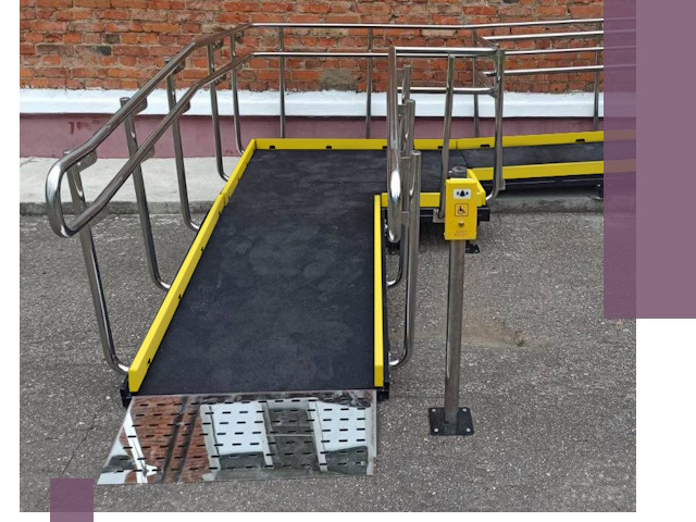 Изготовление наклонных пандусов для инвалидов в Кропоткине