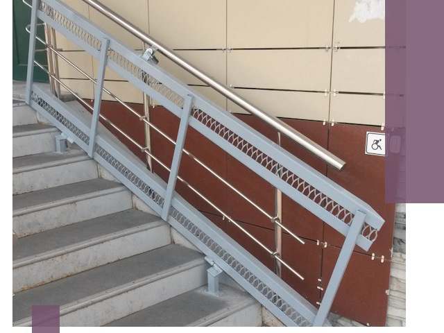 Изготовление откидных пандусов под ключ в Кропоткине