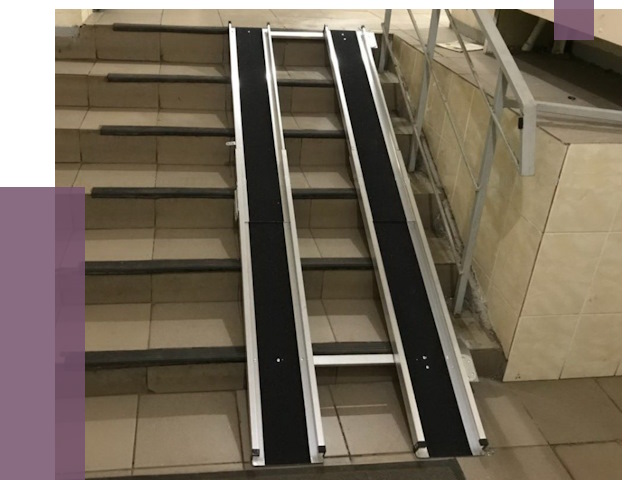 Установка пандуса в подъезд в Кропоткине от 8470 руб. под ключ | ПРОЛЁТ-Крп