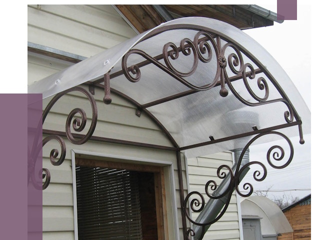 Изготовление козырьков в Кропоткине от 7818 руб. — заказать | ПРОЛЁТ-Крп