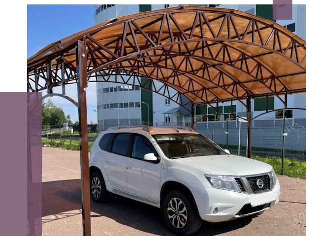 Недорогие навесы в Кропоткине от 45608 руб.  | ПРОЛЁТ-Крп