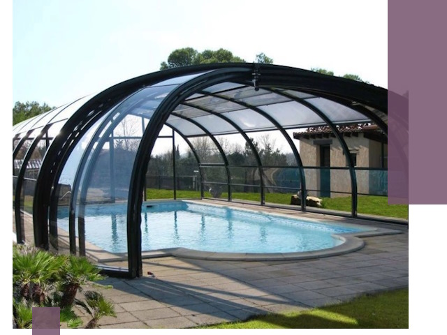 Навесы для бассейна в Кропоткине: изготовление и монтаж под ключ