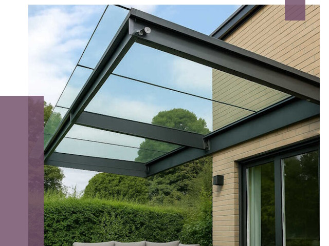 Стеклянные навесы и козырьки в Кропоткине от 13031 руб.