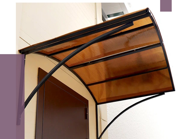 Недорогие козырьки в Кропоткине от 8057 руб.  | ПРОЛЁТ-Крп