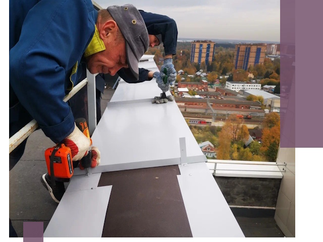 Монтаж парапетов в Кропоткине — установка прочных металлических ограждений