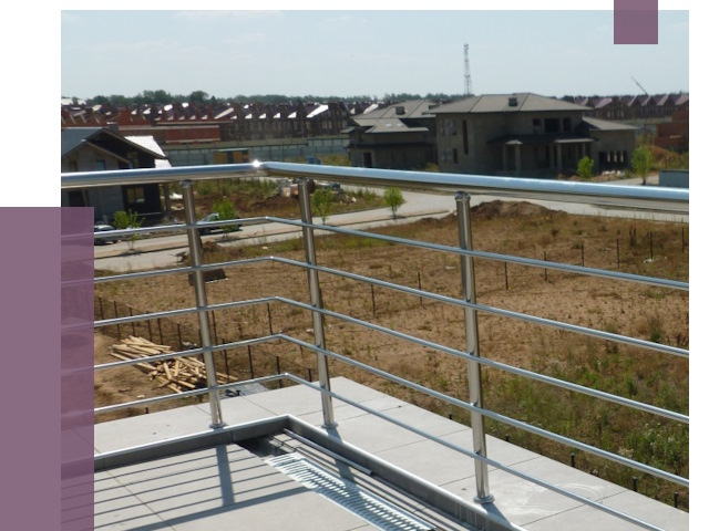 Парапеты из нержавеющей стали в Кропоткине от 8470 руб. за м² | ПРОЛЁТ-Крп