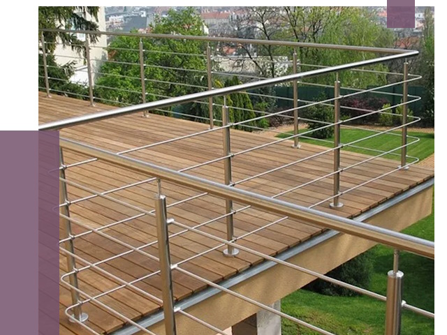 Алюминиевые парапеты в Кропоткине под ключ от 8253 руб. 