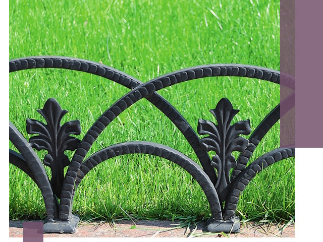 Декоративные металлические бордюры под ключ в Кропоткине