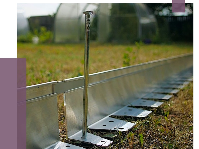 Металлические бордюры для газона в Кропоткине от 4561 руб. | ПРОЛЁТ-Крп