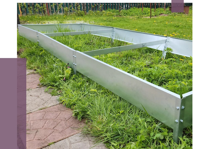Металлические бордюры для грядок в Кропоткине от 1900 руб. 