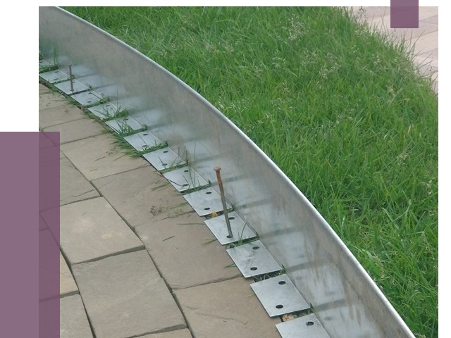 Металлические бордюры для тротуаров в Кропоткине от 9230 руб.