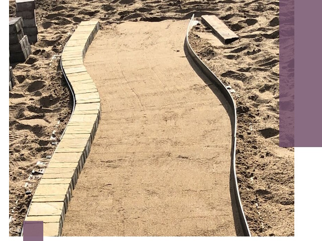 Металлические бордюры для тротуаров в Кропоткине — прочные и долговечные