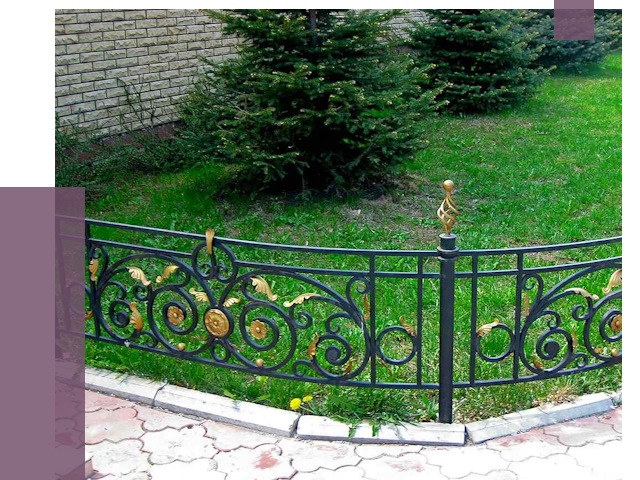 Кованые газонные ограждения в Кропоткине от 8090 руб. — ПРОЛЁТ-Крп