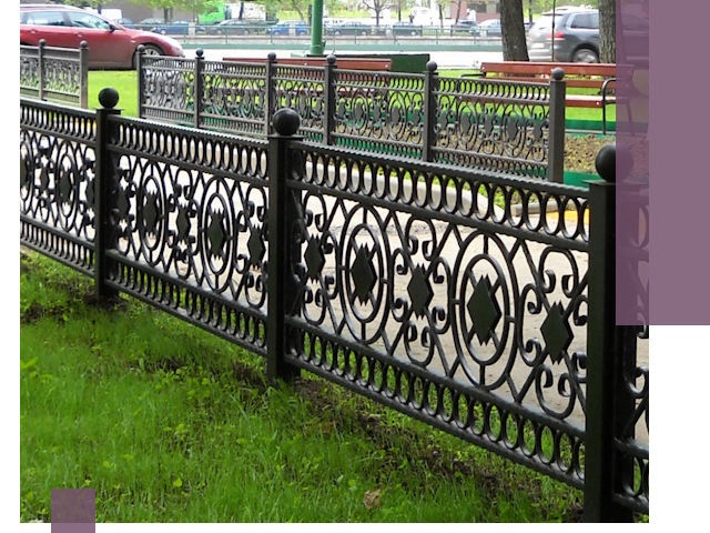 Секционные газонные ограждения под ключ в Кропоткине