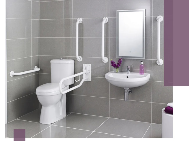 Поручни для санузлов в Кропоткине: установка, ремонт и монтаж