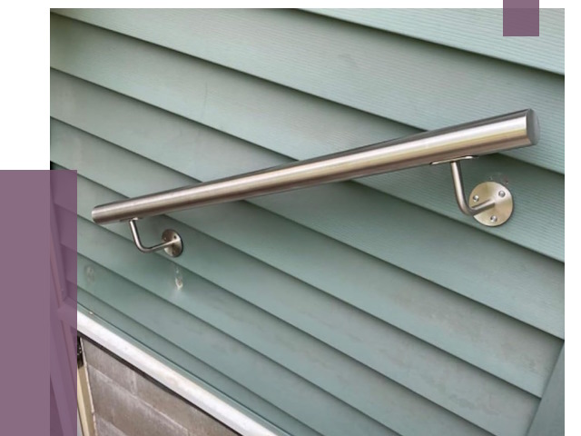 Поручни из нержавеющей стали в Кропоткине от 8144 руб.  | ПРОЛЁТ-Крп